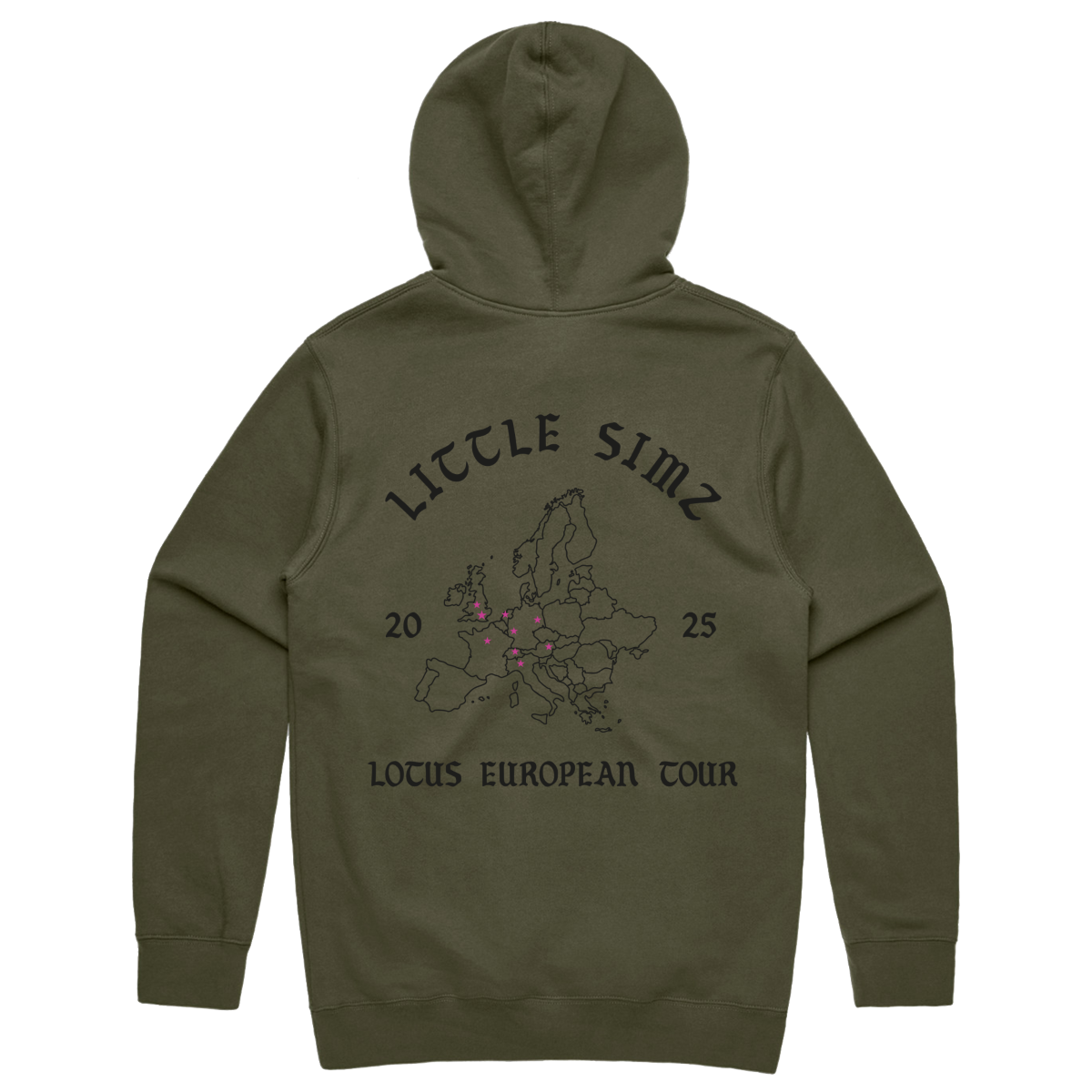 Lotus Tour European Army Green Hoody - Store Exclusive